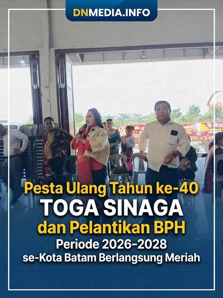 Pesta Ulang Tahun ke-40 TOGA SINAGA dan Pelantikan BPH Periode 2026–2028 se-Kota Batam Berlangsung Meriah
