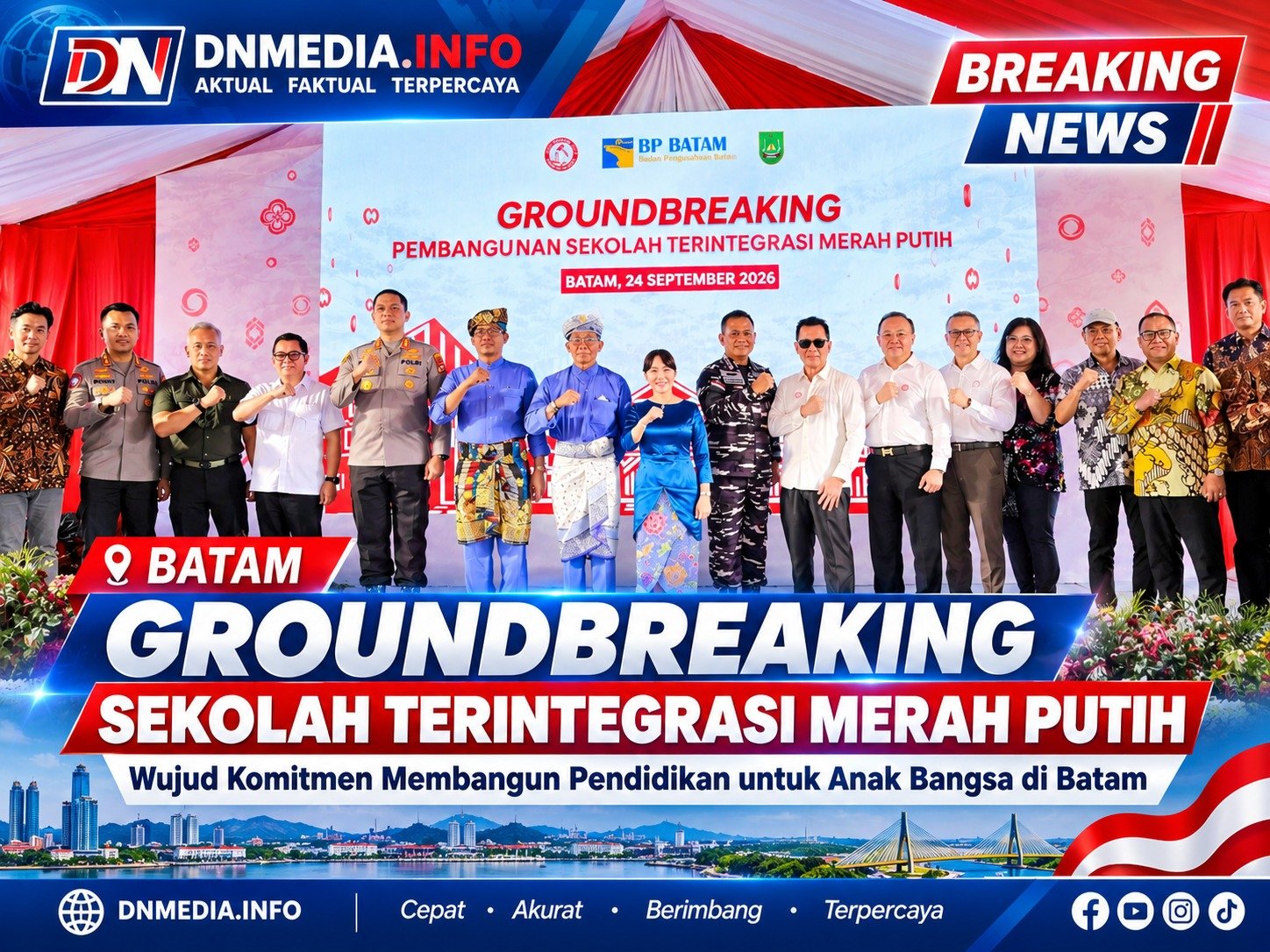 Kepala BP Batam: Sekolah Terintegrasi Merah Putih Jadi Investasi SDM untuk Masa Depan Batam