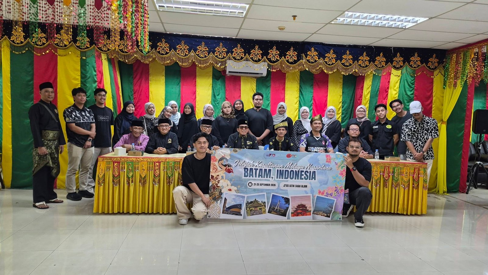 LAM KEPRI KOTA BATAM TERIMA KUNJUNGAN UNIVERSITI TEKNOLOGI MARA MALAYSIA, ANGKAT WARISAN KESULTANAN MELAYU NUSANTARA